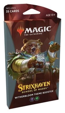 Magic The Gathering: Strixhaven, Theme Booster - Witherbloom (Black), gra karciana