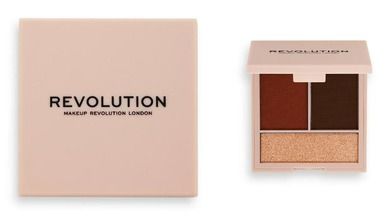 Makeup Revolution, Face Powder Contour Compact, zestaw do konturowania, medium, 1 szt.
