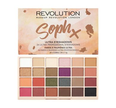 Makeup Revolution, Soph X Eyeshadow Palette, paleta 24 cieni do powiek, 26,6 g
