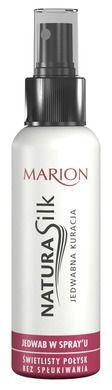 Marion, Natura Silk, jedwab do włosów w sprayu, 130 ml
