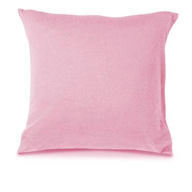 Matex, poszewka na poduszkę typu jasiek, Jersey, różowa, 40-40 cm