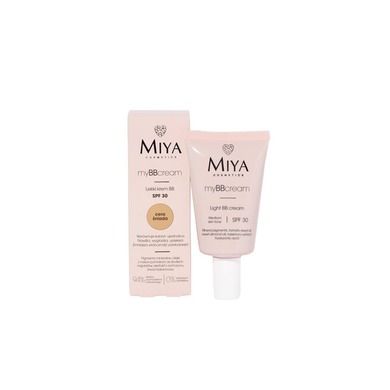 Miya Cosmetics, My BB Cream SPF30, lekki krem koloryzujący do cery śniadej, 40 ml