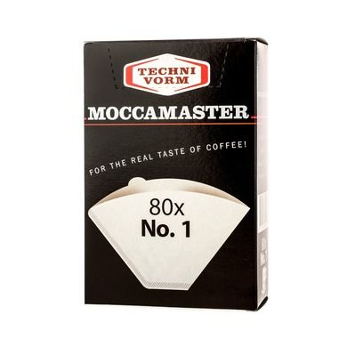 Moccamaster, filtry papierowe nr 1, 80 szt.