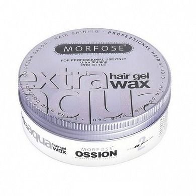Morfose, Extra Aqua Gel Hair Styling Wax, wosk do stylizacji włosów o zapachu gumy balonowej, Extra, 175 ml