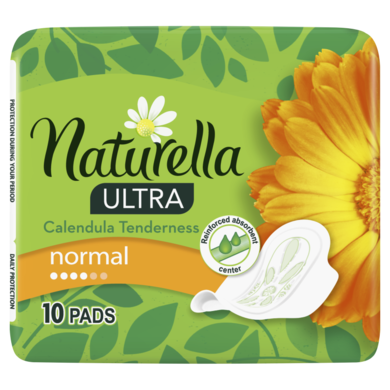 Naturella, Ultra Normal Calendula Tenderness, podpaski, 10 szt.