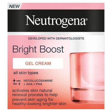 Neutrogena, Bright Boost, krem-żel rozświetlający do twarzy, 50 ml