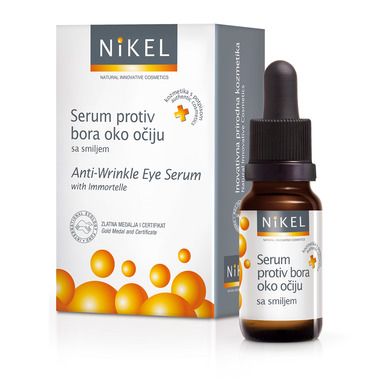 Nikel, Przeciwzmarszczkowe serum pod oczy z kwiatem imortelle, 10 ml