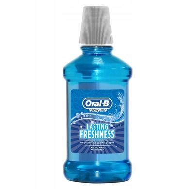 Oral-B, Complete Lasting Freshness, płyn do płukania jamy ustnej, Arctic Mint, 250 ml
