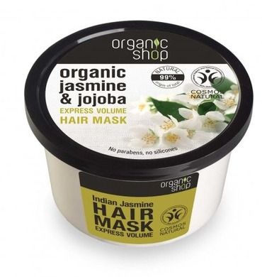Organic Shop, maska do włosów, organiczna, Jaśmin i Jojoba, 250 ml