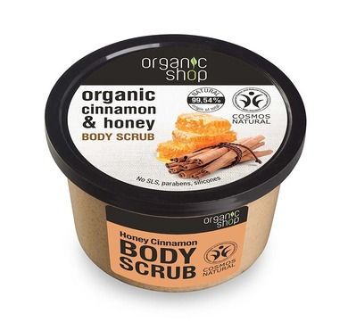 Organic Shop, peeling do ciała, Miodowy Cynamon, 250 ml