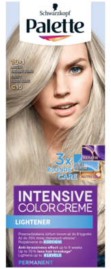Palette, Intensive Color Creme, krem koloryzujący, mroźny srebrny blond nr C10