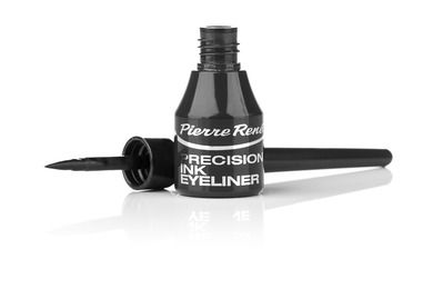 Pierre Rene, Professional Precision Ink Eyeliner, eyeliner do oczu, No 01 Black, 3 ml