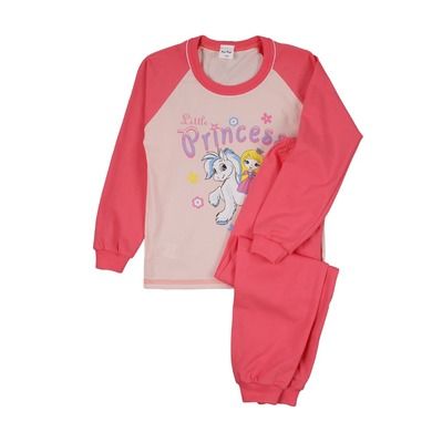 Piżama dziewczęca, różowa, Little Princess, Tup Tup