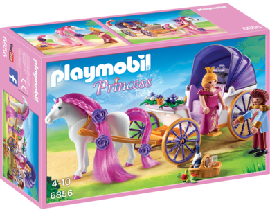 Playmobil, Princess, Para królewska z karetą, 6856