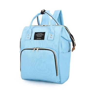 Plecak, torba dla mamy, niebieski