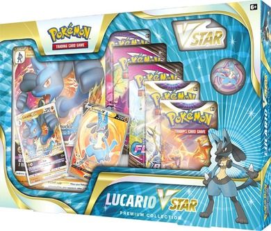 Pokemon TCG: Vstar Premium Collection - Lucario, gra karciana