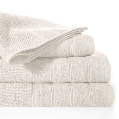 Pop, ręcznik, z bordiurą z pasków, 50-90 cm