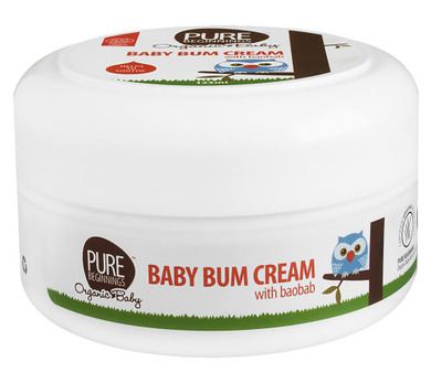 Pure Beginnings, Organic Baby, łagodzący krem do pielęgnacji pupy z ekstraktem z Baobabu, 125 ml