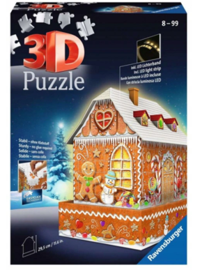 Ravensburger, Domek z piernika, puzzle 3D, 216 elementów