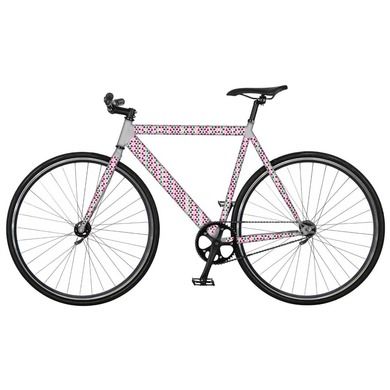 Remember, kolorowe naklejki na rower, Blossom, 300 cm