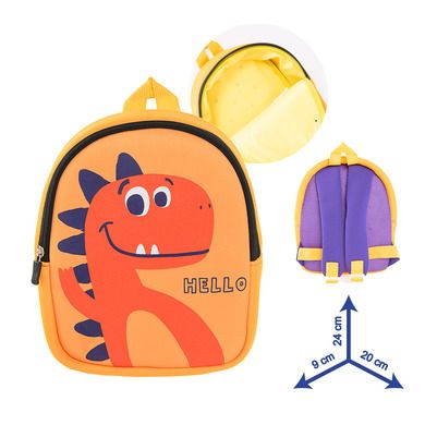 Smiki, Dino, plecak dla przedszkolaka, neoprenowy