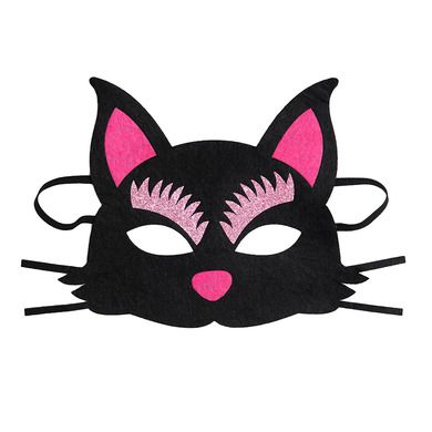 Smiki, Kot, maska, czarno-różowa
