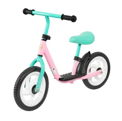Smiki, rowerek biegowy, różowo-miętowy