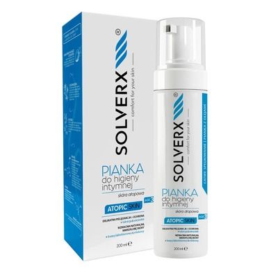 Solverx, Atopic Skin, pianka do higieny intymnej dla kobiet, 200 ml