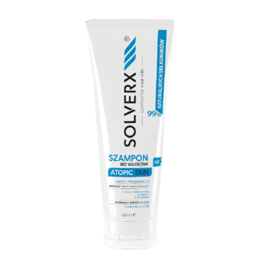 Solverx, Atopic Skin, szampon do włosów, 250 ml