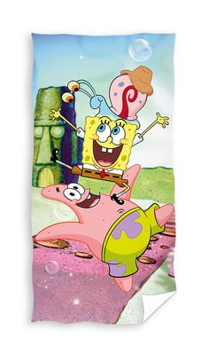 Sponge Bob, ręcznik kąpielowy, 70-140 cm