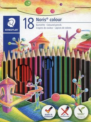 Staedtler, Noris colour Wopex, kredki ołówkowe, 18 kolorów