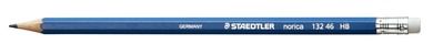 Staedtler, ołówek sześciokątny, Norica, HB, z gumką