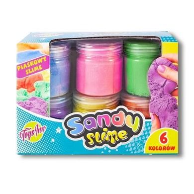 Stnux, Sandy Slime, masa plastyczna, 6 kolorów