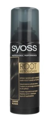 Syoss Root Retoucher Spray maskujący odrosty, Czerń, 120 ml