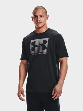 T-shirt męski, czarny, UA Boxed Sportstyle