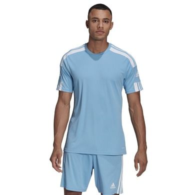 T-shirt męski, niebieski, Adidas Squadra 21 JSY