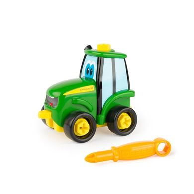 Tomy, John Deere, zbuduj mini traktorek Johnny, pojazd do skręcenia