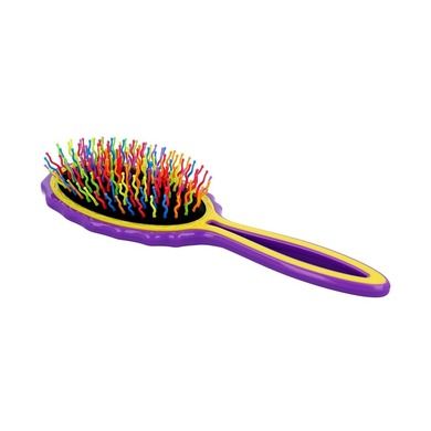 Twish, Big Handy Hair Brush, duża szczotka do włosów, Violet-Yellow