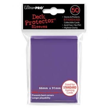 Ultra-Pro, koszulki na karty Deck Protector Solid Purple, fioletowe, 50 szt.