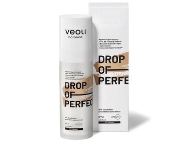 Veoli Botanica, Drop Of Perfection SPF20, wygładzająco-kryjący krem BB o lekkiej formule 4.0 N-Amber, 30 ml