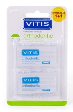 Vitis, Orthodontic, wosk silikonowy kalibrowany, 2 szt.