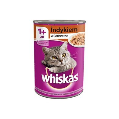 Whiskas, Adult, karma mokra dla kota, Indyk, puszka, 400 g