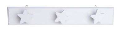 Wieszak biały z gwiazdkami, 45.5-5.5-8 cm