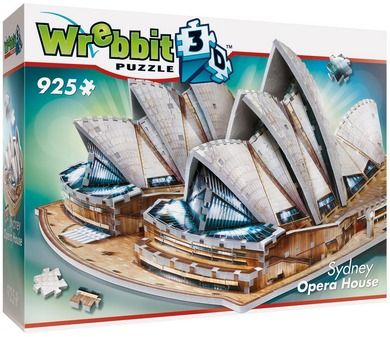 Wrebbit, Sydney Opera House, puzzle 3D, 925 elementów