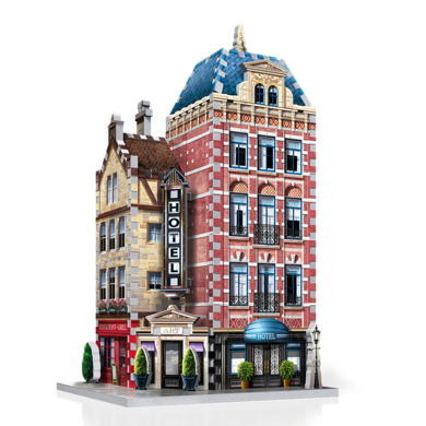 Wrebbit, Urbania, Hotel, puzzle 3D, 295 elementów