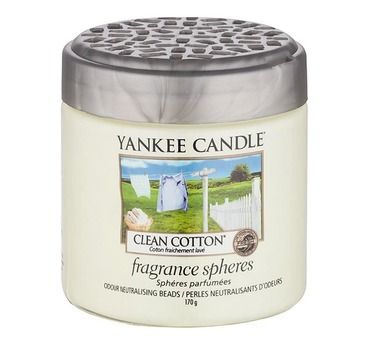 Yankee Candle, Fragrance Spheres, kuleczki zapachowe, Clean Cotton, 170g