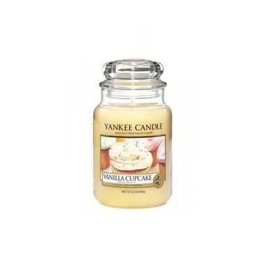 Yankee Candle, świeca zapachowa, duży słój, Vanilla Cupcake, 623g