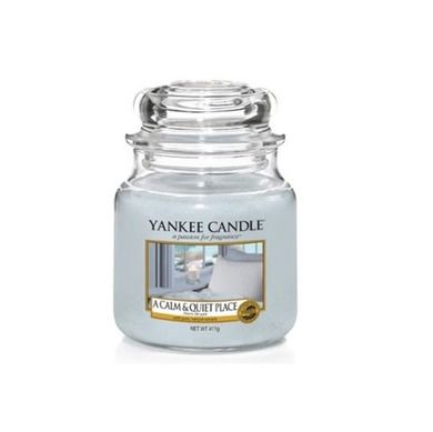Yankee Candle, świeca zapachowa, mały słój, A Calm & Quiet Place, 104g