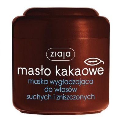 Ziaja, Masło Kakaowe, maska wygładzająca do włosów suchych i zniszczonych, 200 ml