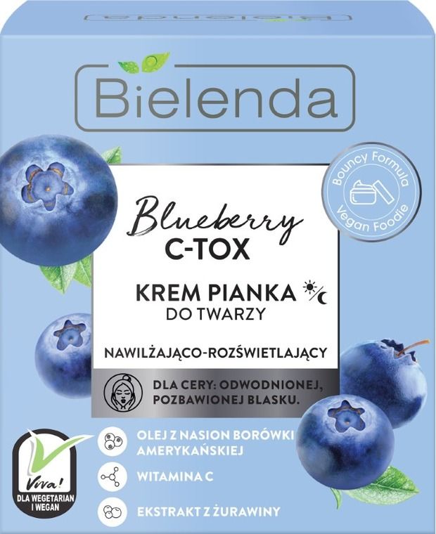 Bielenda Blueberry C Tox Krem Pianka Do Twarzy Nawilzajaco Rozswietlajacy Na Dzien I Noc 40g Smyk Com